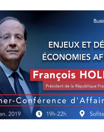 François Hollande Keynote Speaker en Côte d'Ivoire