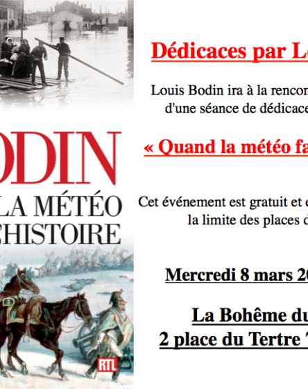 Séance de dédicaces par Louis Bodin