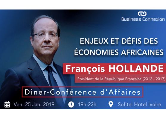 François Hollande Keynote Speaker en Côte d'Ivoire